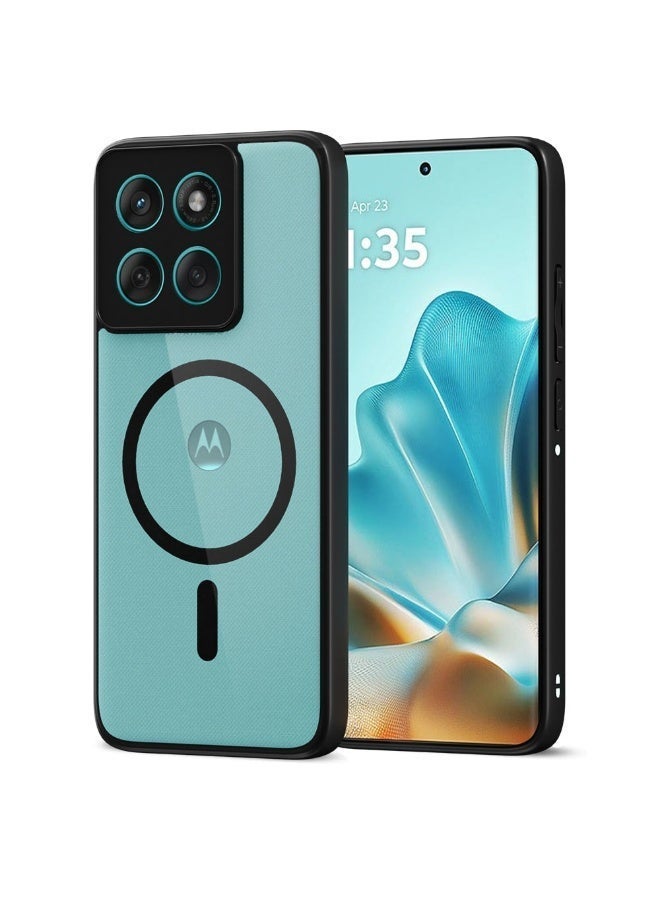 تي ام جراب حماية متكاملة شفاف ضد الصدمات والسقوط مع حماية للكاميرا لهاتف موتو جي 75 (Moto G75 Magsafe Clear Cover) - Image 2